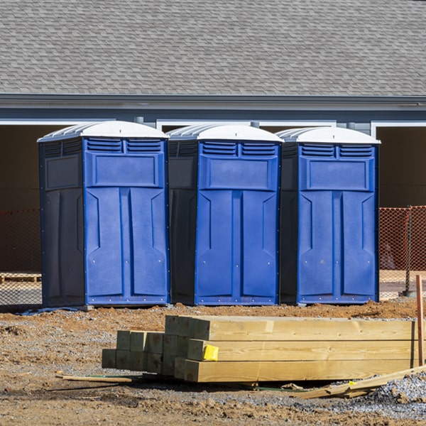 how can i report damages or issues with the porta potties during my rental period in Pedro OH